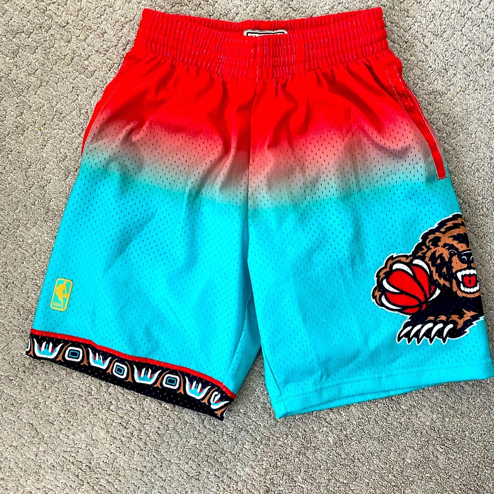 Mitchell & Ness Memphis Grizzlies Shorts 90s NBA Basketball Swingman NEW